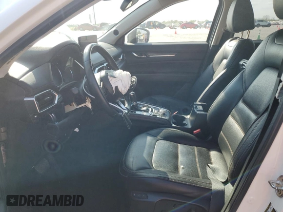 2023 Mazda CX-5 2.5 S Premium Package with VIN JM3KFBDM1P0187492, listed as a Copart auction lot 52923685 with 0 mi miles and Salvage Title. Bid and sale history available at carsss.com. Image 7.