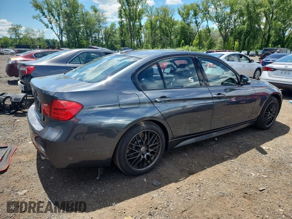 2014 BMW 3 Series 335i xDrive with VIN WBA3B9C58EJ466051, listed as a Copart auction lot 65060915 with Not provided miles and Salvage title. Bid and sale history available at DreamBid. Image 3.