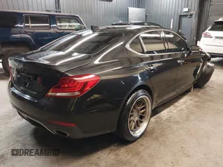 2019 Genesis G70 Advanced with VIN KMTG54LE6KU037582, listed as a IAAI auction lot 42099548 with 63,044 mi miles and . Bid and sale history available at DreamBid. Image 4.