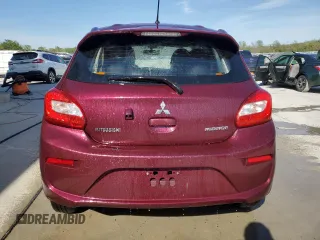 2019 Mitsubishi Mirage ES z VIN ML32A3HJ1KH004957, wystawiony jako Copart lot #53801775 z przebiegiem 56 068 mil mil oraz Szkoda całkowita • Salvage title. Historia ofert i sprzedaży dostępna na DreamBid. Obrazek 6.