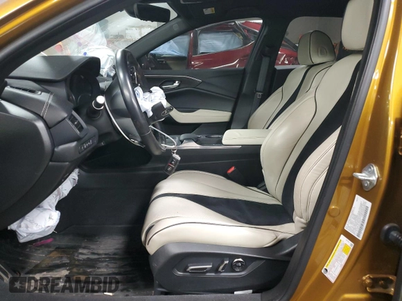 2021 Acura TLX Type S with VIN 19UUB7F09MA000219, listed as a Copart auction lot 50075445 with 35,341 mi miles and Salvage Title. Bid and sale history available at carsss.com. Image 7.