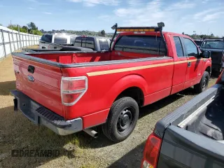 2014 Ford F-150 XL with VIN 1FTFX1CT1EKD40822, listed as a Copart auction lot 47235645 with 206,693 mi miles and Salvage Title. Bid and sale history available at carsss.com. Image 3.
