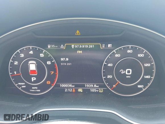 2019 Audi Q7 Premium Plus with VIN WA1LAAF70KD024096, listed as a IAAI auction lot 42564341 with 100,036 mi miles and . Bid and sale history available at DreamBid. Image 7.