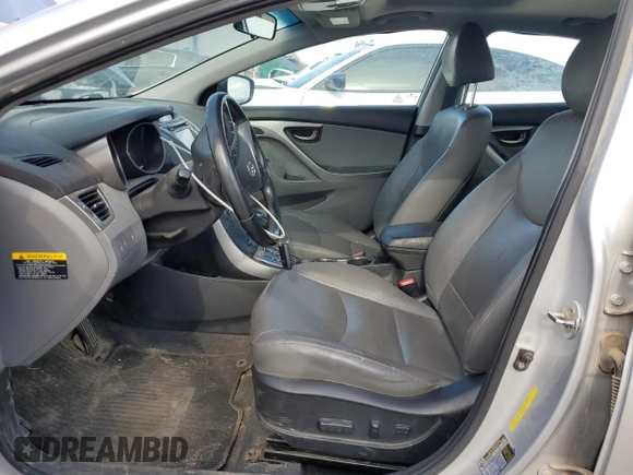 2013 Hyundai Elantra Limited with VIN KMHDH4AE2DU780802, listed as a Copart auction lot 56385425 with 163,853 mi miles and Clean Title. Bid and sale history available at DreamBid. Image 7.