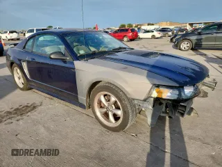 2001 Ford Mustang Standard with VIN 1FAFP40421F247069, listed as a Copart auction lot 61634675 with 133,681 mi miles and Salvage title. Bid and sale history available at DreamBid. Image 4.