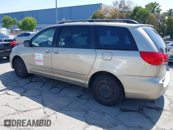 2009 Toyota Sienna CE with VIN 5TDZK23C29S262938, listed as a IAAI auction lot 42139539 with 288,784 mi miles. Bid and sale history available at carsss.com. Image 3.