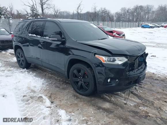 2019 Chevrolet Traverse LT Leather with VIN 1GNEVHKW0KJ118478, listed as a IAAI auction lot 41566594 with 119,579 mi miles. Bid and sale history available at carsss.com. Image 1.