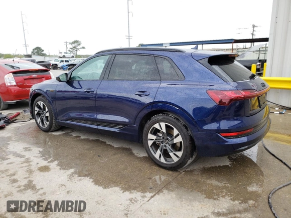 2022 Audi e-tron Premium with VIN WA1AAAGE5NB034143, listed as a Copart auction lot 43930573 with 4,484 mi miles. Bid and sale history available at carsss.com. Image 2.