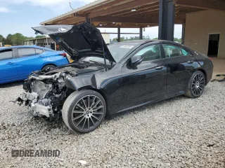 2021 Mercedes-Benz CLS 450 with VIN W1K2J5JB9MA093500, listed as a Copart auction lot 53892385 with 27,612 mi miles and Salvage title. Bid and sale history available at DreamBid. Image 1.