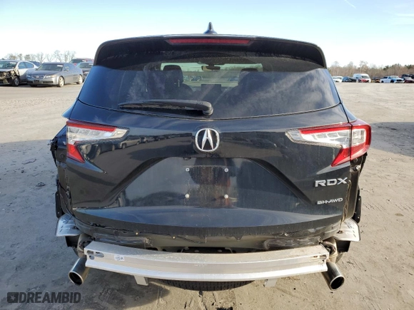 2021 Acura RDX with VIN 5J8TC2H38ML005368, listed as a Copart auction lot 42017403 with 15,623 mi miles. Bid and sale history available at carsss.com. Image 6.