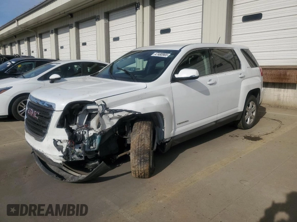 2016 GMC Terrain SLE with VIN 2GKFLSEK0G6155306, listed as a Copart auction lot 47480965 with 154,915 mi miles and Salvage Title. Bid and sale history available at DreamBid. Image 1.