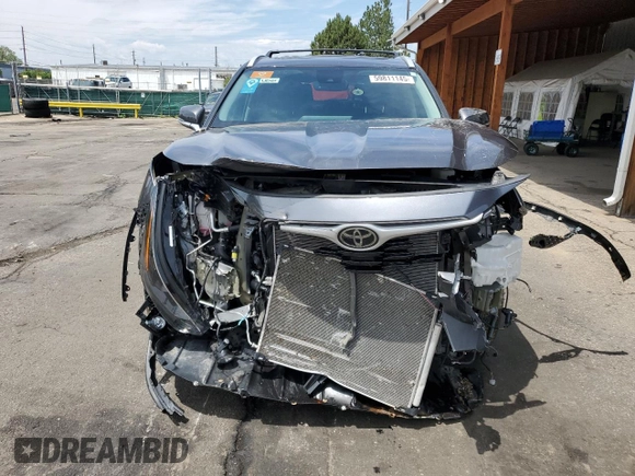 2023 Toyota Highlander L with VIN 5TDKDRBH5PS005383, listed as a Copart auction lot 59811145 with 18,507 mi miles and Salvage title. Bid and sale history available at DreamBid. Image 5.