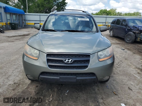 2009 Hyundai Santa Fe Limited with VIN 5NMSH13E99H256486, listed as a Copart auction lot 55620925 with 271,499 mi miles and Salvage title. Bid and sale history available at DreamBid. Image 5.