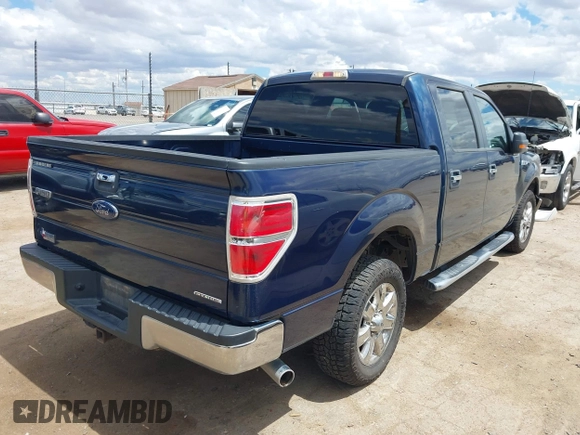 2013 Ford F-150 XL with VIN 1FTFW1CF0DKF09613, listed as a IAAI auction lot 42416505 with 102,413 mi miles and . Bid and sale history available at DreamBid. Image 4.