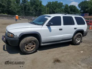 2003 Dodge Durango Sport with VIN 1D4HS38N63F522358, listed as a Copart auction lot 62640305 with 258,304 mi miles and Salvage title. Bid and sale history available at DreamBid. Image 1.