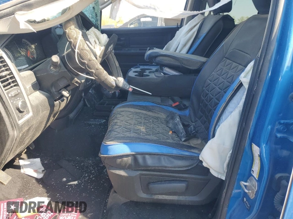 2022 Ram 1500 Tradesman with VIN 1C6RR7FG4NS156765, listed as a Copart auction lot 47787415 with 63,099 mi miles and Salvage title. Bid and sale history available at DreamBid. Image 7.