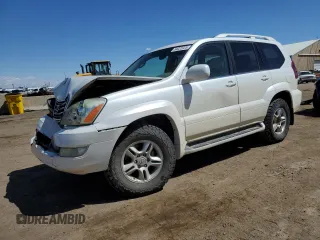 2007 Lexus GX 470 z VIN JTJBT20X870139115, wystawiony jako Copart lot #54022225 z przebiegiem 159 422 mil mil oraz Szkody całkowita. Historia ofert i sprzedaży dostępna na DreamBid. Obrazek 1.