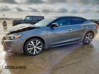 2017 Nissan Maxima SR with VIN 1N4AA6AP8HC387431, listed as a Copart auction lot 60695165 with 108,197 mi miles and Salvage title. Bid and sale history available at DreamBid. Image 1.