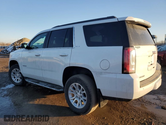 2017 GMC Yukon SLE with VIN 1GKS2AKC1HR371194, listed as a Copart auction lot 89351445 with 125,738 mi miles and Salvage Title. Bid and sale history available at carsss.com. Image 2.