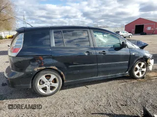 2007 Mazda 5 Touring with VIN JM1CR293670158154, listed as a Copart auction lot 52102255 with Not provided miles and Salvage title. Bid and sale history available at DreamBid. Image 3.