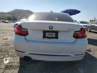 2016 BMW 2 Series 228i with VIN WBA1F5C57GV343714, listed as a Copart auction lot 46691475 with 113,226 mi miles and Salvage title. Bid and sale history available at DreamBid. Image 6.