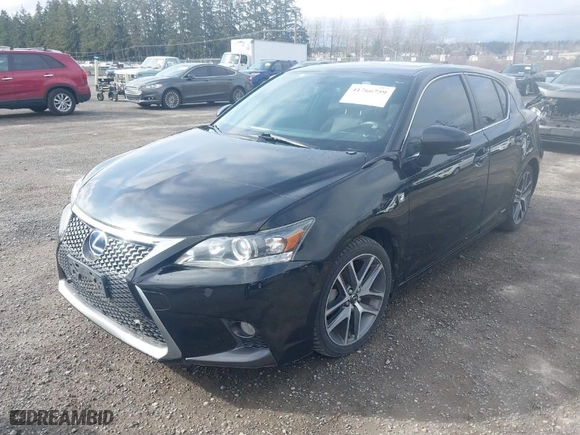 2014 Lexus CT 200h Hybrid with VIN JTHKD5BH0E2188400, listed as a IAAI auction lot 41766759 with 241,908 mi miles. Bid and sale history available at carsss.com. Image 2.