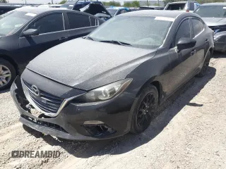 2015 Mazda 3 i Sport with VIN 3MZBM1U7XFM156950, listed as a Copart auction lot 47676185 with Not provided miles and Salvage title. Bid and sale history available at DreamBid. Image 1.