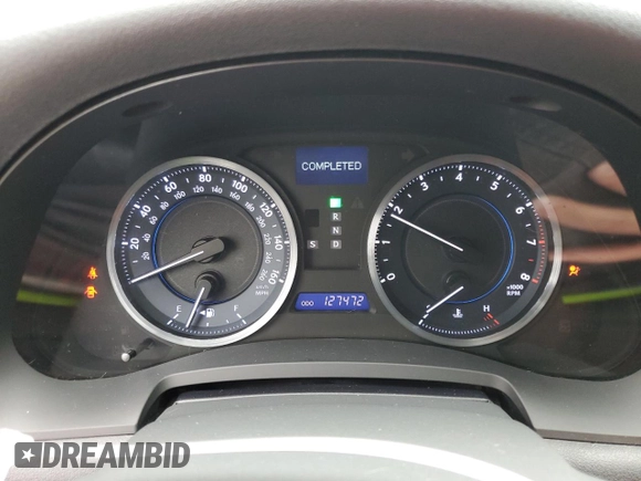 2012 Lexus IS 250 with VIN JTHCF5C23C5058602, listed as a Copart auction lot 50658305 with 127,472 mi miles and Salvage Title. Bid and sale history available at DreamBid. Image 9.