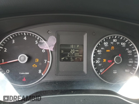2013 Volkswagen Jetta SE with VIN 3VWDP7AJ3DM294443, listed as a Copart auction lot 63377315 with 217,100 mi miles and Salvage title. Bid and sale history available at DreamBid. Image 9.