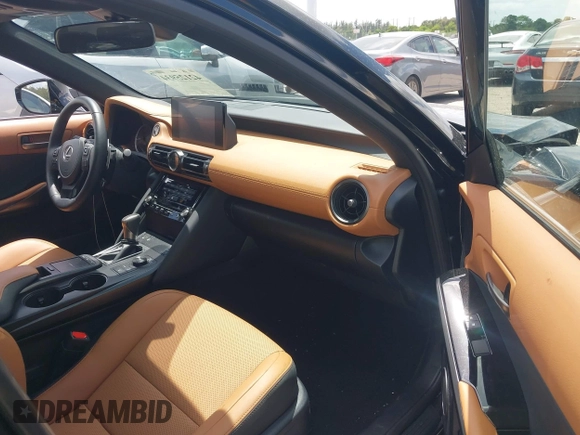 2025 Lexus IS 350 F Sport with VIN JTHBZ1B2XS5084514, listed as a IAAI auction lot 42125934 with 2,200 mi miles and . Bid and sale history available at DreamBid. Image 5.