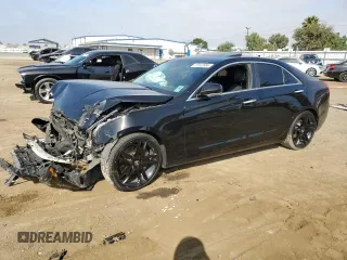2013 Cadillac ATS Performance with VIN 1G6AC5S33D0156218, listed as a Copart auction lot 73142084 with 136,845 mi miles and Salvage Title. Bid and sale history available at carsss.com. Image 1.