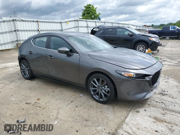 2019 Mazda 3 with VIN JM1BPALM2K1109808, listed as a Copart auction lot 61675735 with 80,746 mi miles and Salvage title. Bid and sale history available at DreamBid. Image 4.