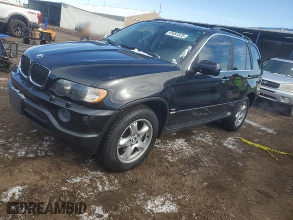 2003 BMW X5 4.4i with VIN 5UXFB33573LH45622, listed as a Copart auction lot 41881325 with 128,941 mi miles and Clean Title. Bid and sale history available at carsss.com. Image 1.