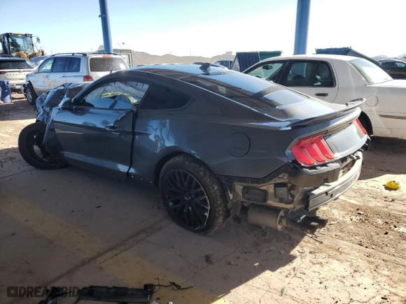 2021 Ford Mustang GT with VIN 1FA6P8CF9M5103856, listed as a Copart auction lot 49406715 with 27,499 mi miles and Salvage Title. Bid and sale history available at carsss.com. Image 2.