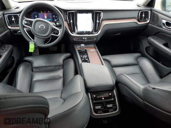 2024 Volvo S60 Ultimate Dark Theme with VIN 7JRL12TM8RG280499, listed as a Copart auction lot 43147335 with 27,856 mi miles and Clean title. Bid and sale history available at DreamBid. Image 8.
