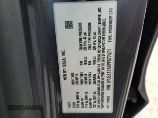 2023 Tesla Model 3 z VIN 5YJ3E1EA0PF677471, wystawiony jako Copart lot #57661625 z przebiegiem 20 326 mil mil oraz Szkoda całkowita • Salvage title. Historia ofert i sprzedaży dostępna na DreamBid. Obrazek 12.
