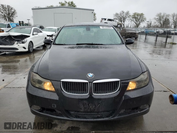 2006 BMW 3 Series 325i with VIN WBAVB13516PT07865, listed as a Copart auction lot 49143005 with 153,106 mi miles and Salvage Title. Bid and sale history available at carsss.com. Image 5.