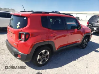2015 Jeep Renegade Latitude with VIN ZACCJABH0FPB63177, listed as a Copart auction lot 77306944 with 92,026 mi miles and Salvage Title. Bid and sale history available at carsss.com. Image 3.