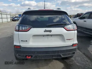2022 Jeep Cherokee Trailhawk with VIN 1C4PJMBX7ND503943, listed as a Copart auction lot 42821495 with 24,256 mi miles and Salvage Title. Bid and sale history available at carsss.com. Image 6.