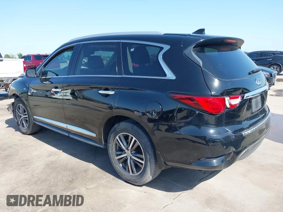 2017 Infiniti QX60 with VIN 5N1DL0MN2HC503212, listed as a IAAI auction lot 41993053 with 166,548 mi miles and . Bid and sale history available at DreamBid. Image 3.