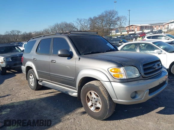 2003 Toyota Sequoia SR5 with VIN 5TDBT44A93S170580, listed as a IAAI auction lot 41739413 with 252,352 mi miles and . Bid and sale history available at DreamBid. Image 1.