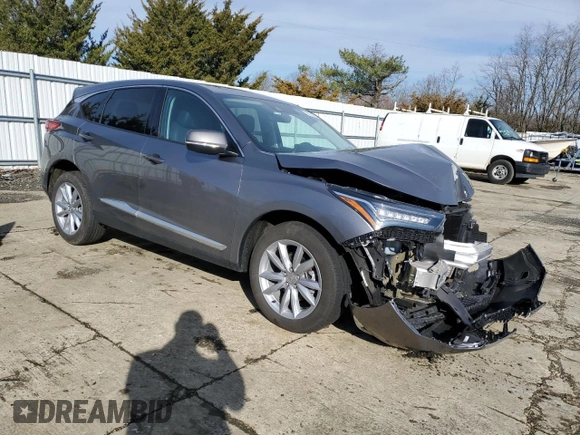 2022 Acura RDX with VIN 5J8TC2H33NL017218, listed as a Copart auction lot 50351255 with 21,288 mi miles and Salvage Title. Bid and sale history available at carsss.com. Image 4.