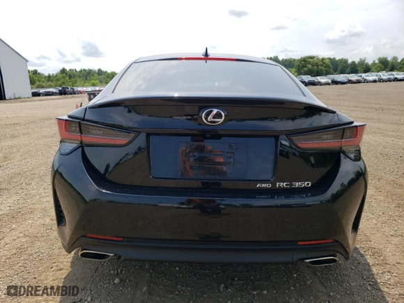 2022 Lexus RC with VIN JTHGZ5DC9N5011934, listed as a Copart auction lot 63954914 with 10,858 mi miles and Salvage Title. Bid and sale history available at carsss.com. Image 6.