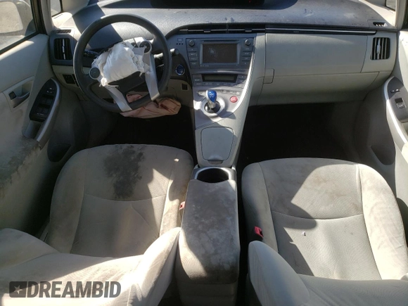 2013 Toyota Prius One with VIN JTDKN3DU7D5653250, listed as a Copart auction lot 50596745 with 157,059 mi miles and Salvage Title. Bid and sale history available at carsss.com. Image 8.