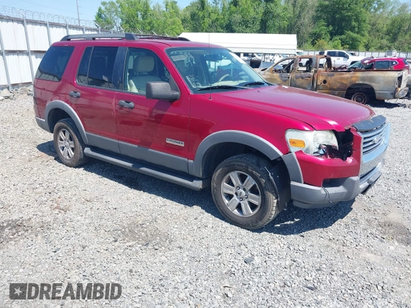 2006 Ford Explorer XLT with VIN 1FMEU73E66UA42910, listed as a IAAI auction lot 41990768 with 176,686 mi miles. Bid and sale history available at carsss.com. Image 1.