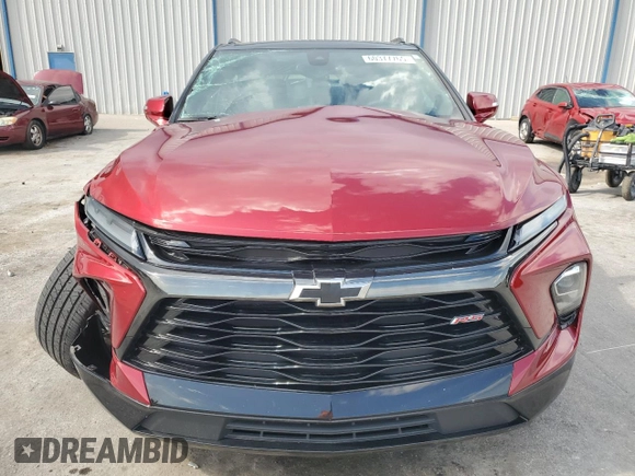 2024 Chevrolet Blazer RS с VIN 3GNKBERS0RS210714, выставлен на аукционе Copart как лот 60377765 с пробегом 15 915 миль миль и На запчасти • Non repairable. История ставок и продаж доступна на DreamBid. Изображение 5.