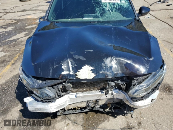 2018 Honda Accord Sedan Sport 1.5T with VIN 1HGCV1F37JA020460, listed as a Copart auction lot 49232435 with 163,570 mi miles and Salvage Title. Bid and sale history available at carsss.com. Image 11.