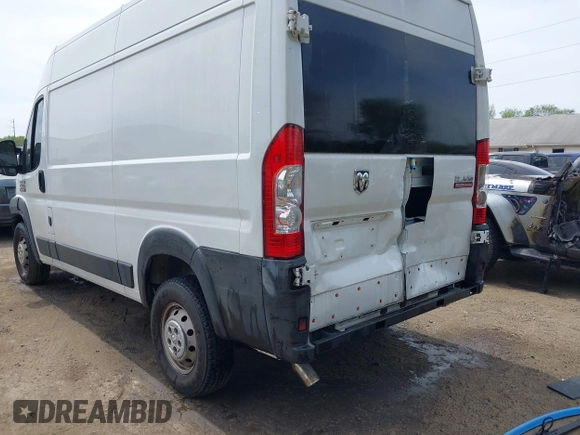 2019 Ram ProMaster Cargo with VIN 3C6TRVBG7KE525665, listed as a IAAI auction lot 42104995 with 144,125 mi miles and . Bid and sale history available at carsss.com. Image 6.