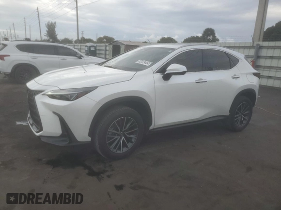 2023 Lexus NX with VIN JTJGGCEZ4P2009461, listed as a Copart auction lot 85723404 with 11,712 mi miles and Salvage Title. Bid and sale history available at carsss.com. Image 1.