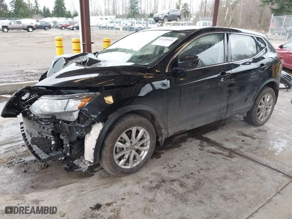 2022 Nissan Rogue Sport S with VIN JN1BJ1AW0NW681802, listed as a IAAI auction lot 41330968 with 33,819 mi miles. Bid and sale history available at carsss.com. Image 2.